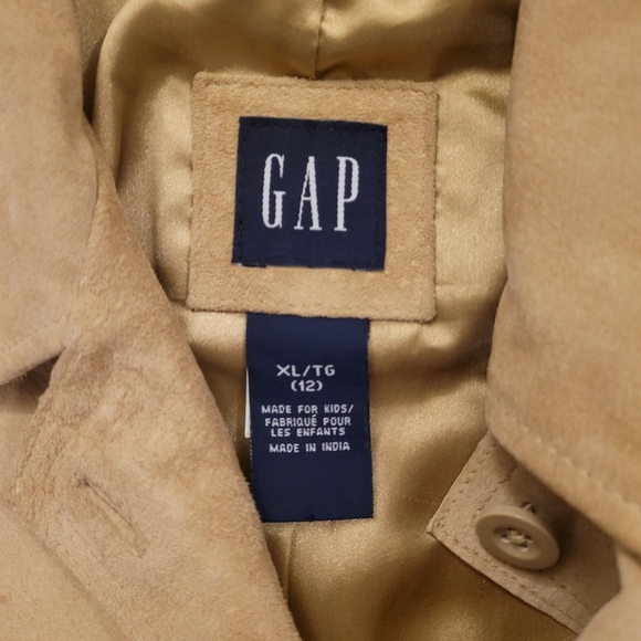 GAP Suede Embroidered Floral 🌼 Jacket XL - Picture 5 of 5